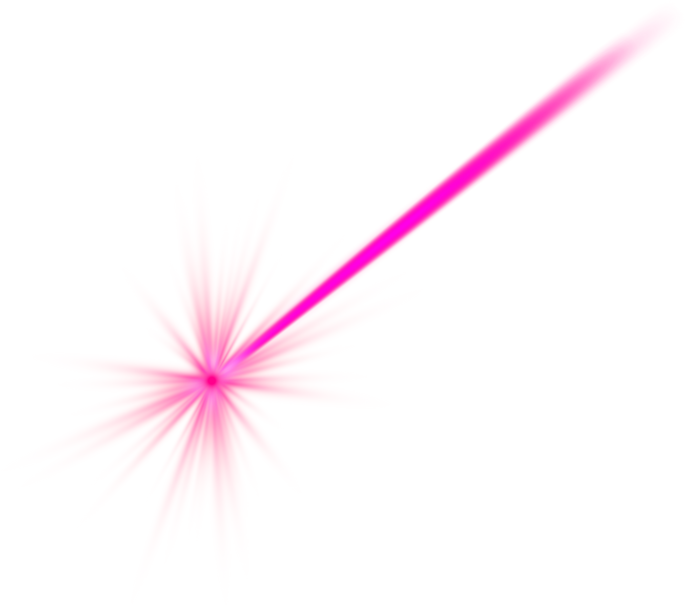 pink laser beam